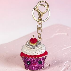 Cupcake Bag Charm / Keychain